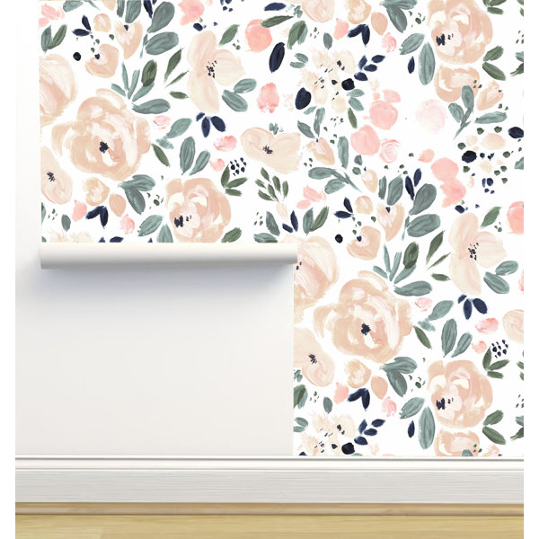 Red Barrel Studio® Neom Peel & Stick Floral Wallpaper Wayfair